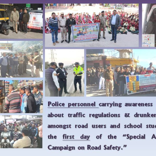 10 days special awareness campaign on road safety w.e.f. 20th to 30th Nov. 2023